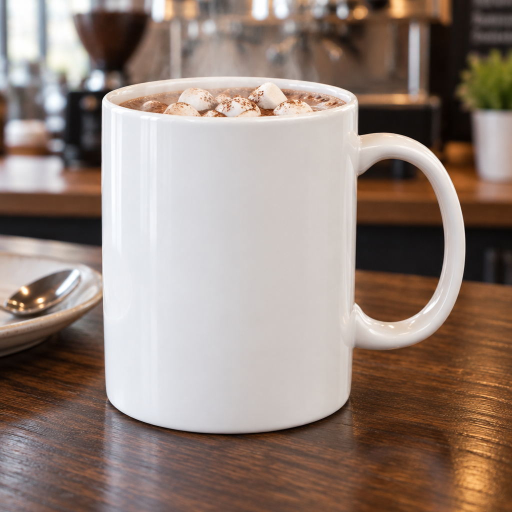 Hebrews 6:19 Anchored in Christ Ceramic Mug - White