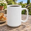 Hebrews 6:19 Anchored in Christ Ceramic Mug - White
