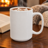 Love Faith Hope Heart Ceramic Mug - White