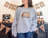 Fall for Jesus He Never Leaves Crewneck Sweatshirt
