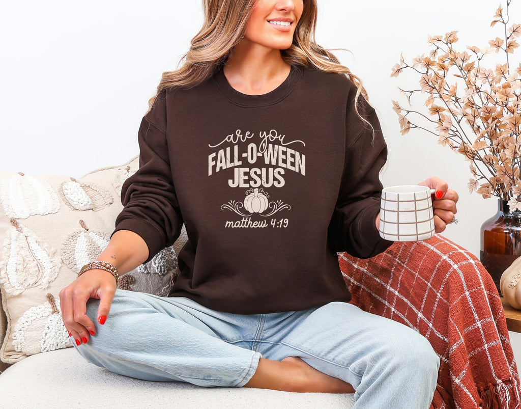 Are You Fall-O-Ween Jesus Crewneck Sweatshirt