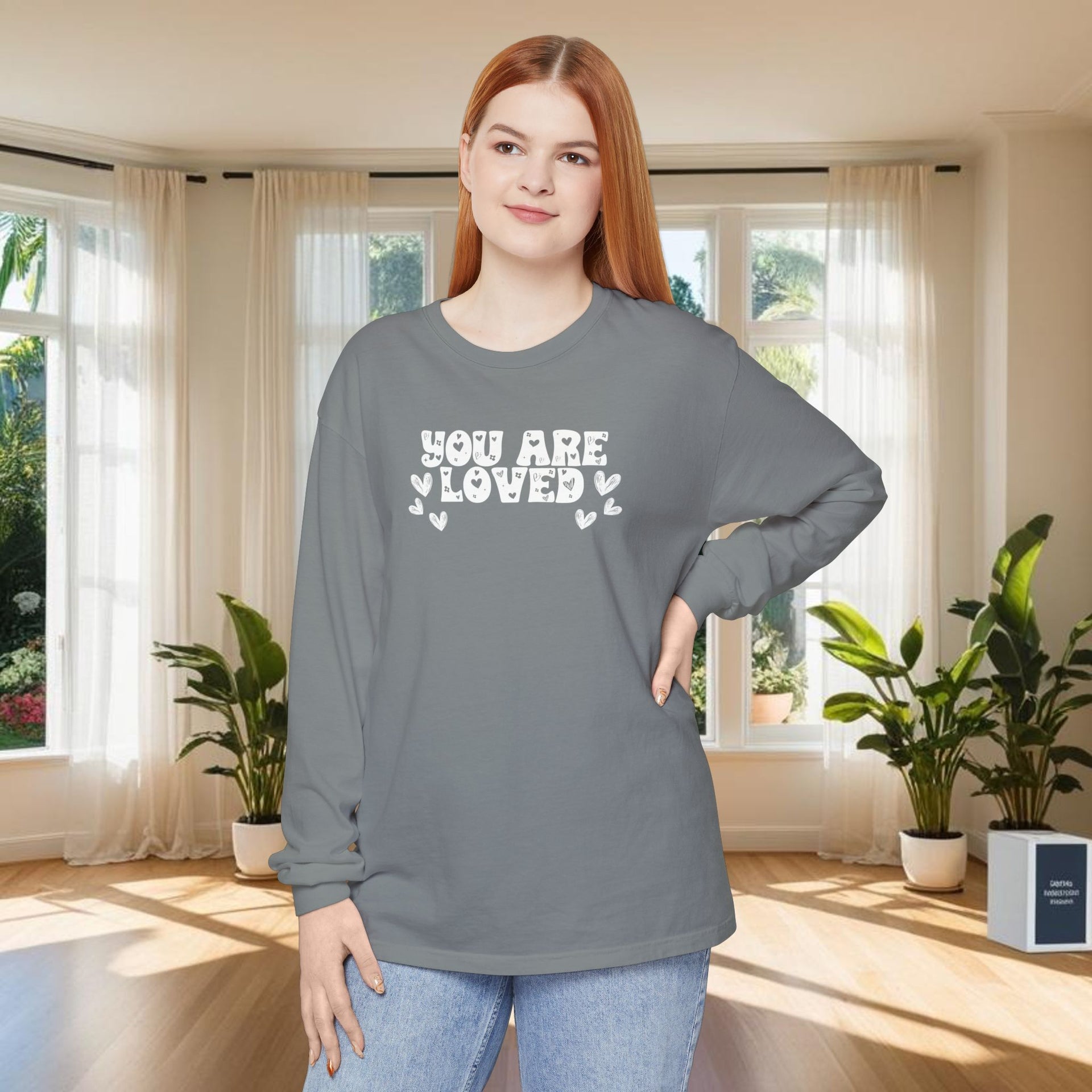 You Are Loved Unisex Relaxed Fit Long Sleeve T-Shirt - My Faith My Father