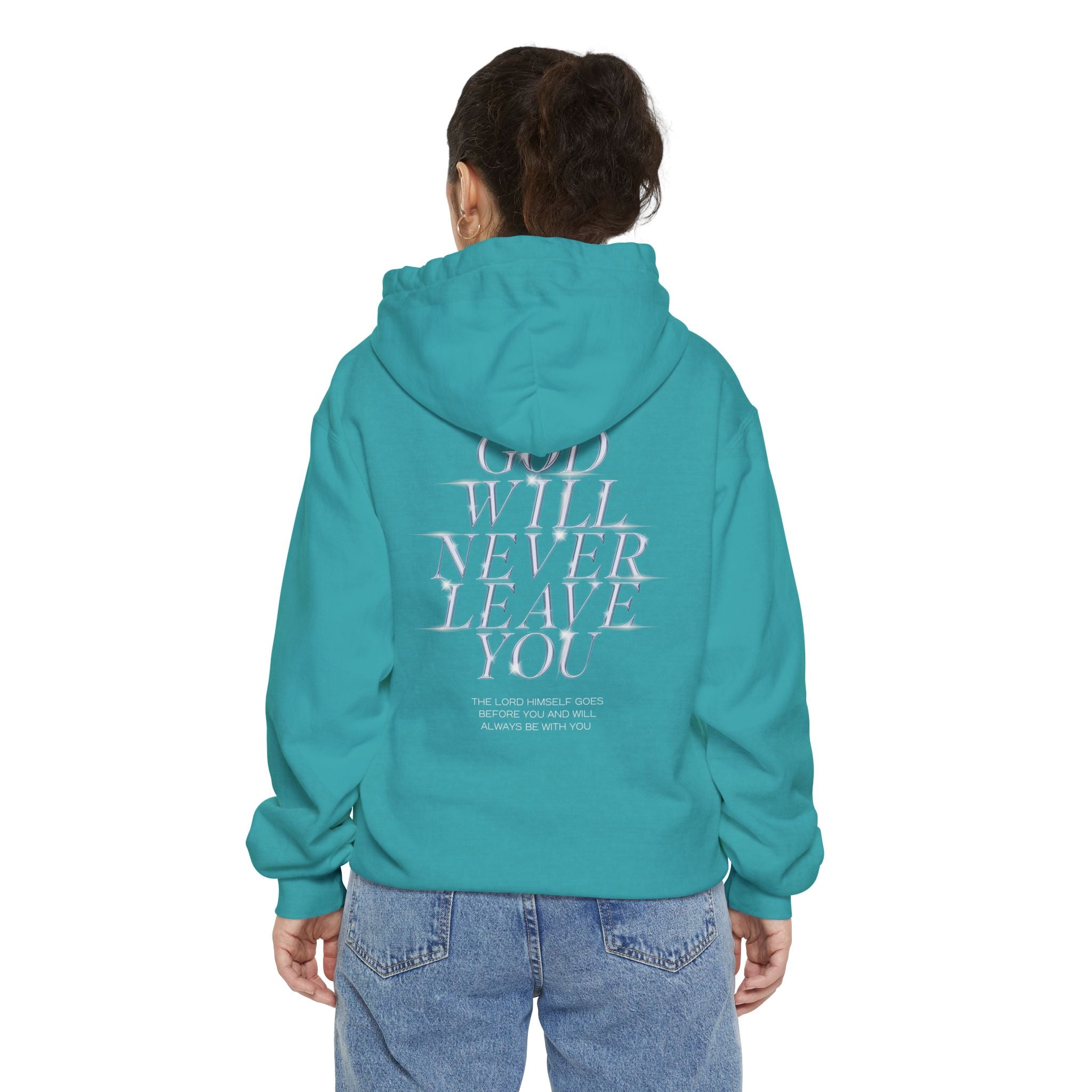 God Will Never Leave You Unisex Relaxed Fit Hoodie