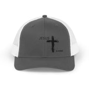 Jesus is King Snapback Trucker Hat - My Faith My Father