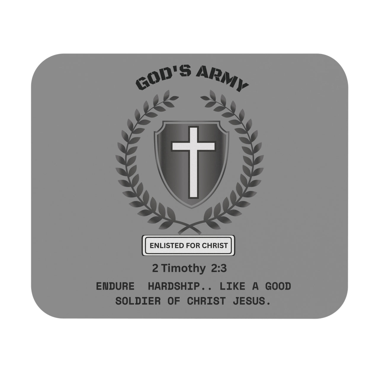 God's Army Mouse Pad - My Faith My Father