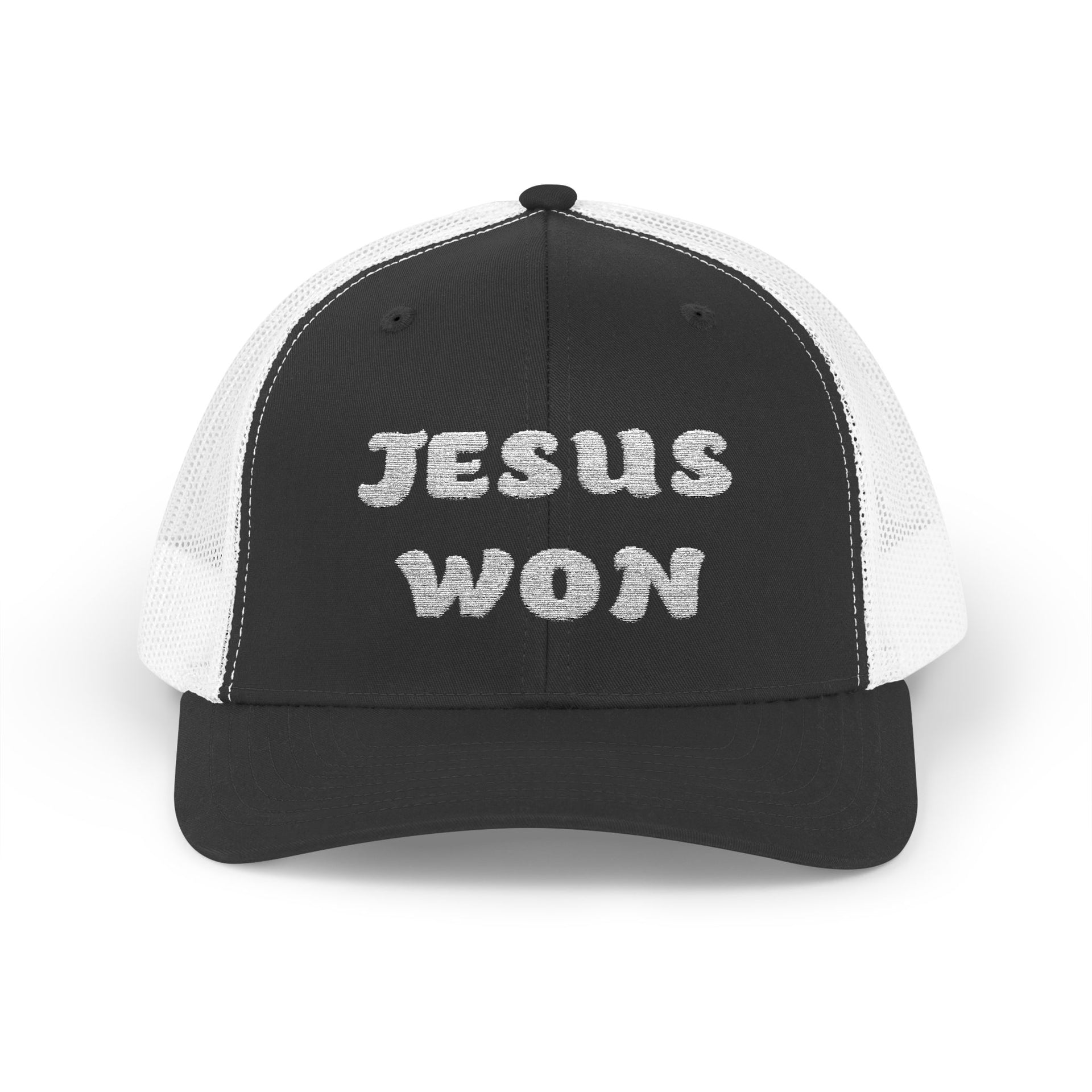 Jesus Won Snapback Trucker Hat - My Faith My Father