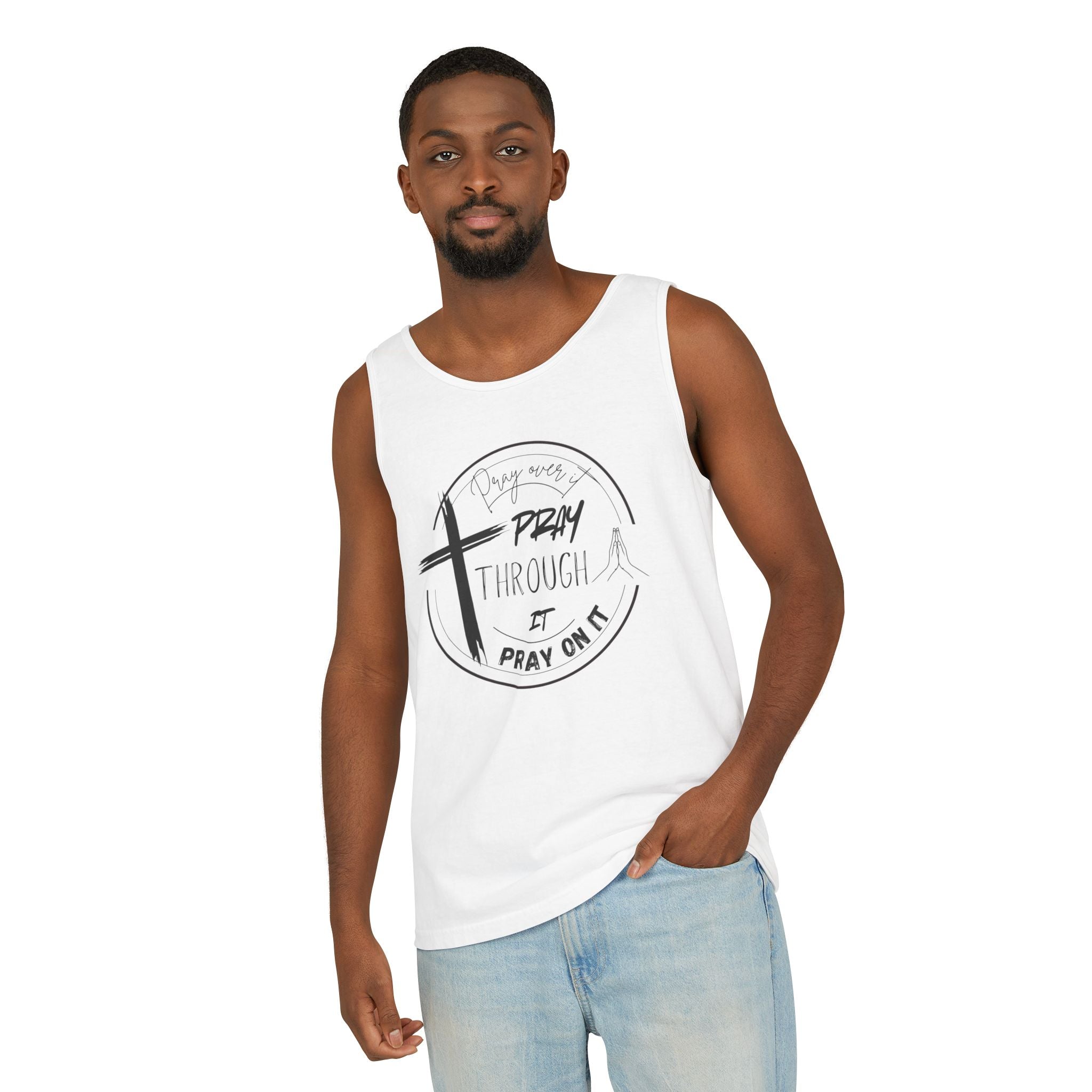 Pray Over It Unisex Relaxed Fit Tank Top
