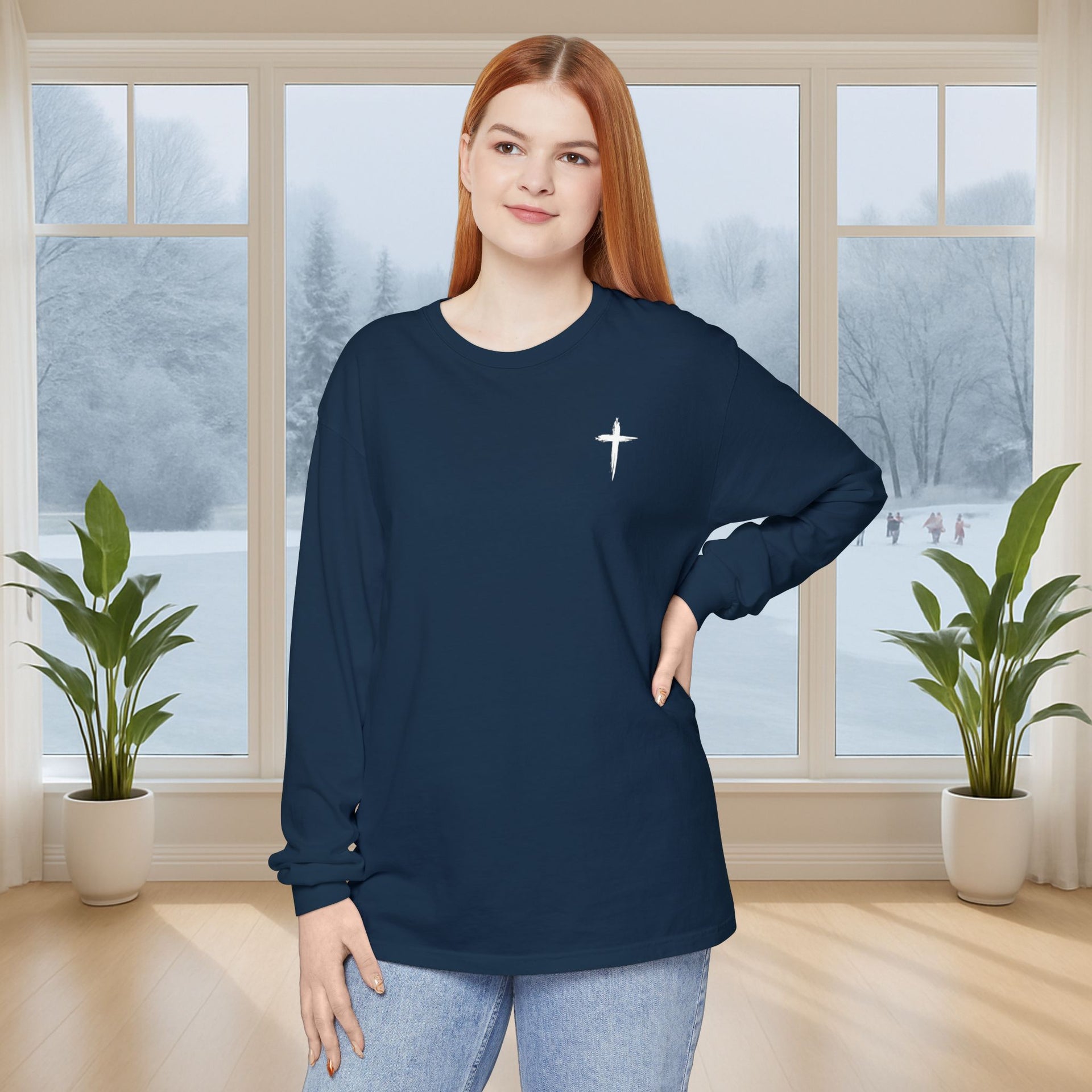 Praise God Long Sleeve T-Shirt - My Faith My Father