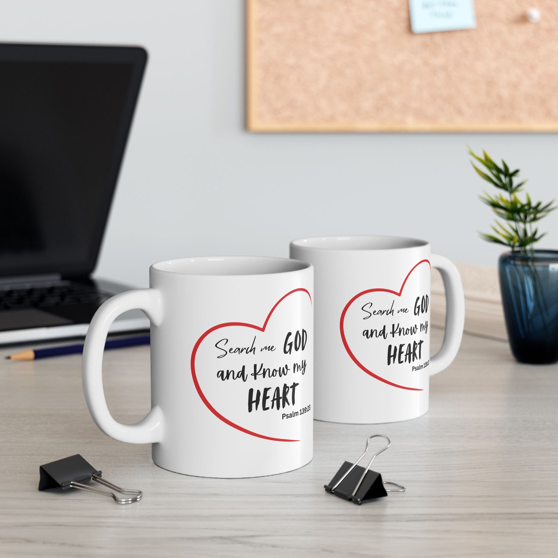 Search Me God Ceramic Mug - My Faith My Father