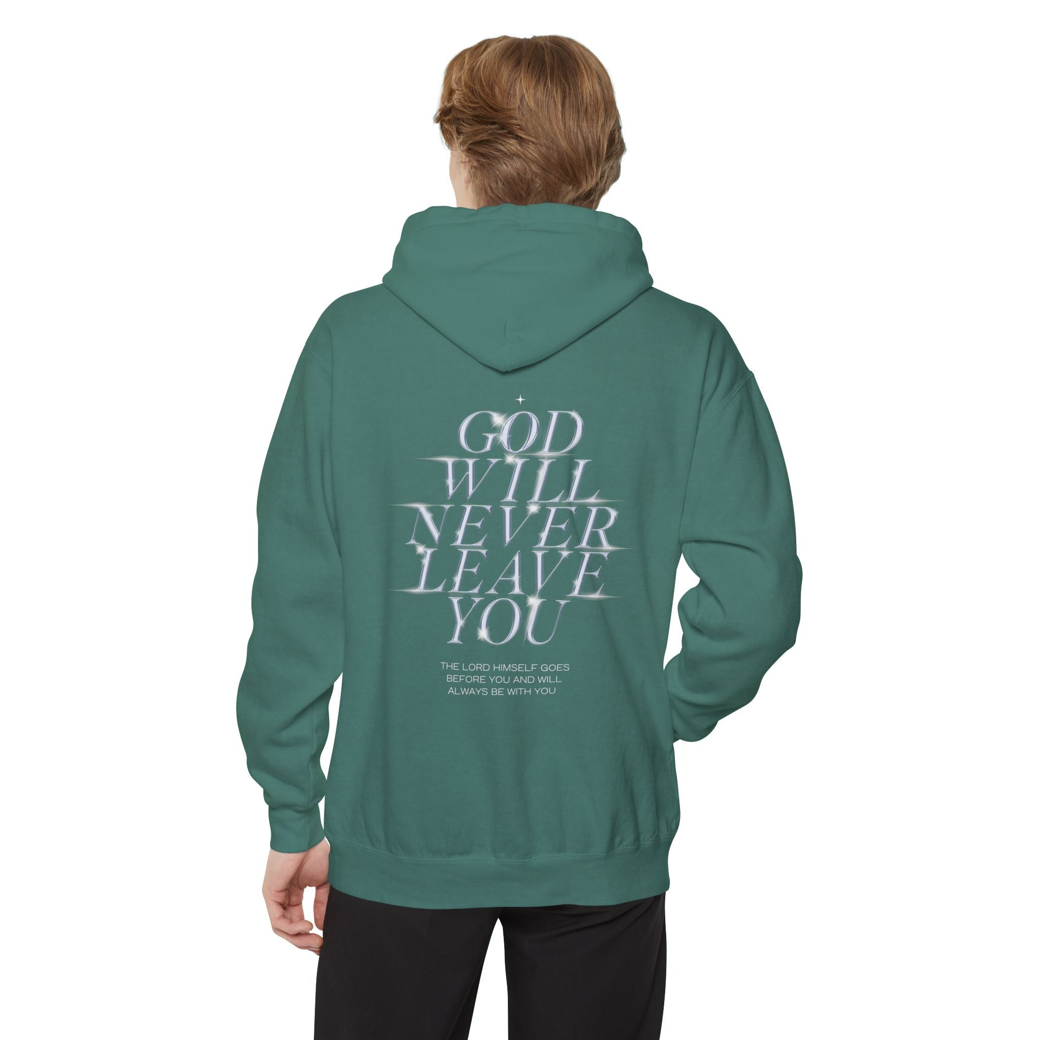 God Will Never Leave You Unisex Relaxed Fit Hoodie