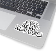 God is My Refuge Kiss-Cut Stickers - My Faith My Father