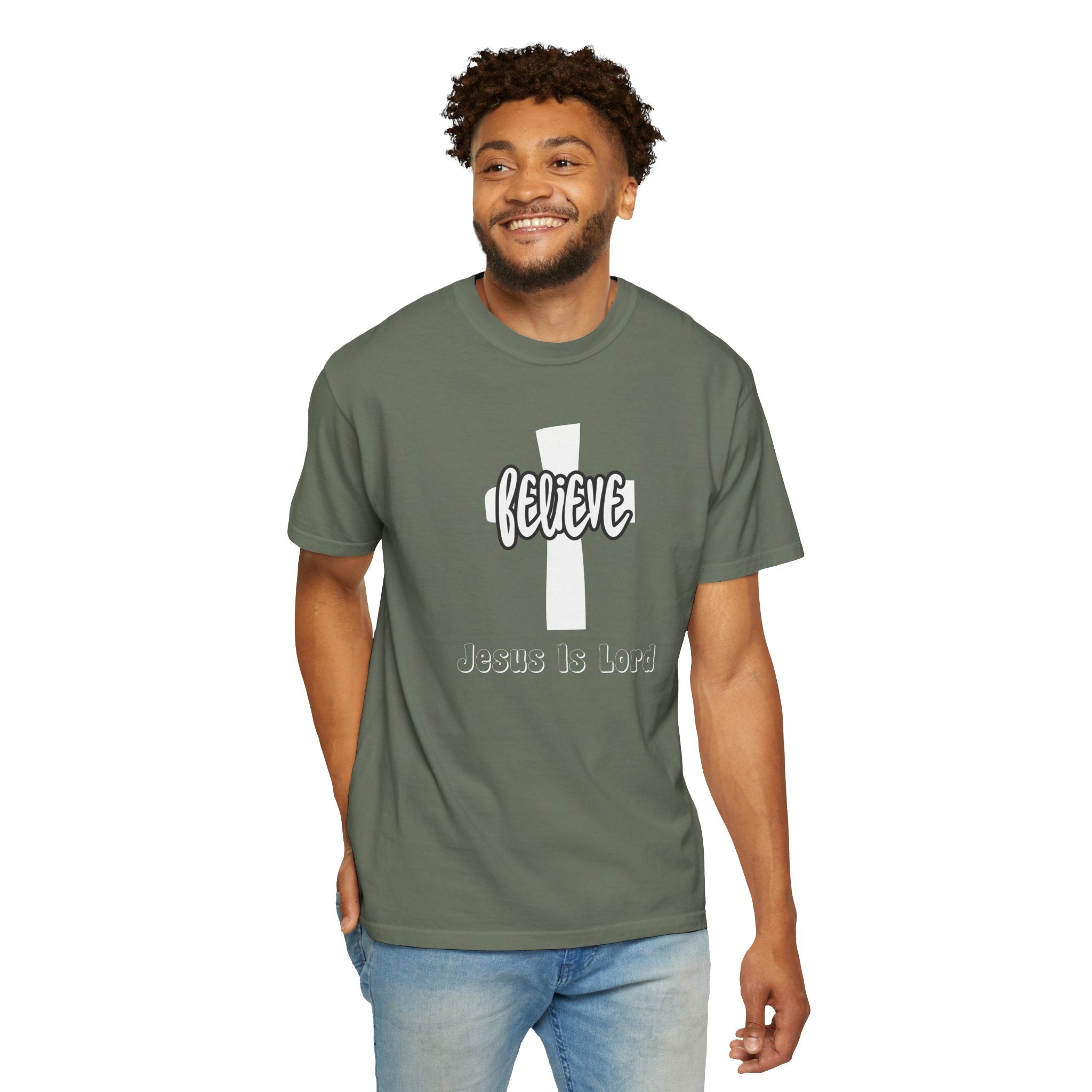 Believe Jesus Is Lord Unisex Relaxed Fit T-Shirt