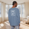 PRAY + Cross Unisex Relaxed Fit Long Sleeve T-Shirt - My Faith My Father