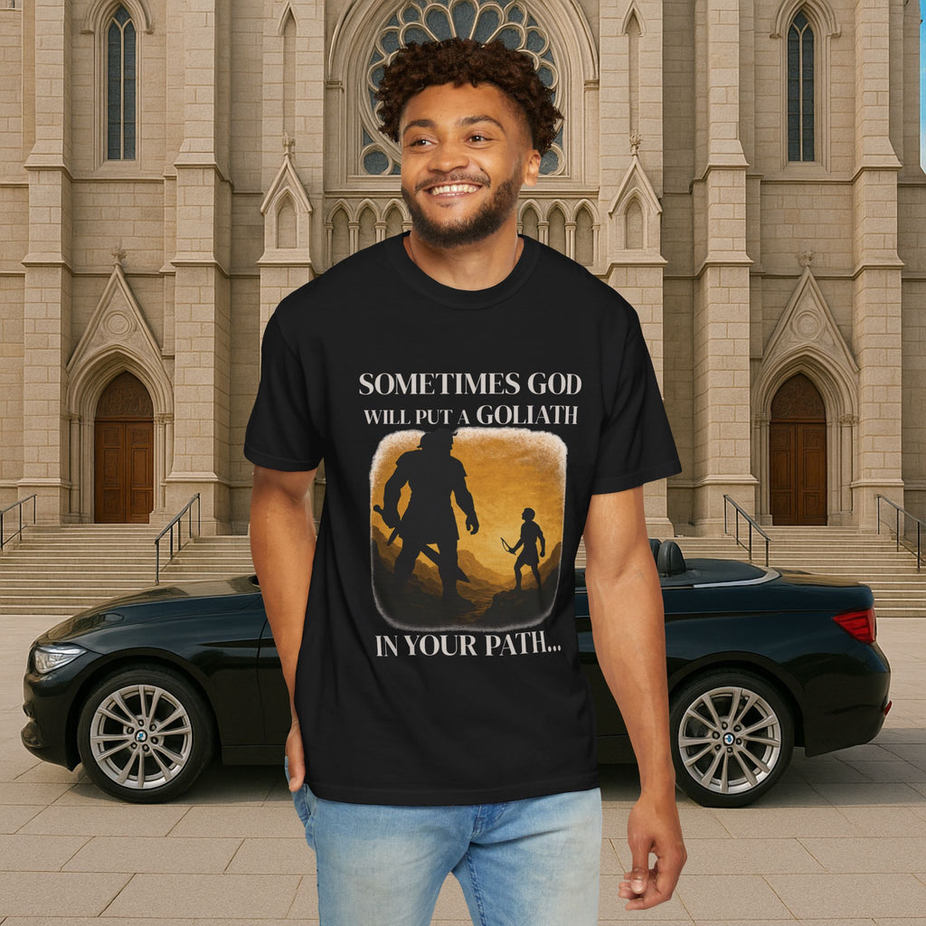 David and Goliath Unisex Garment-Dyed Relax Fit T-Shirt