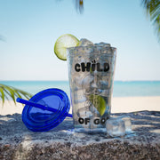 Child of God (Boy) Sunsplash 16oz Tumbler With Straw - My Faith My Father