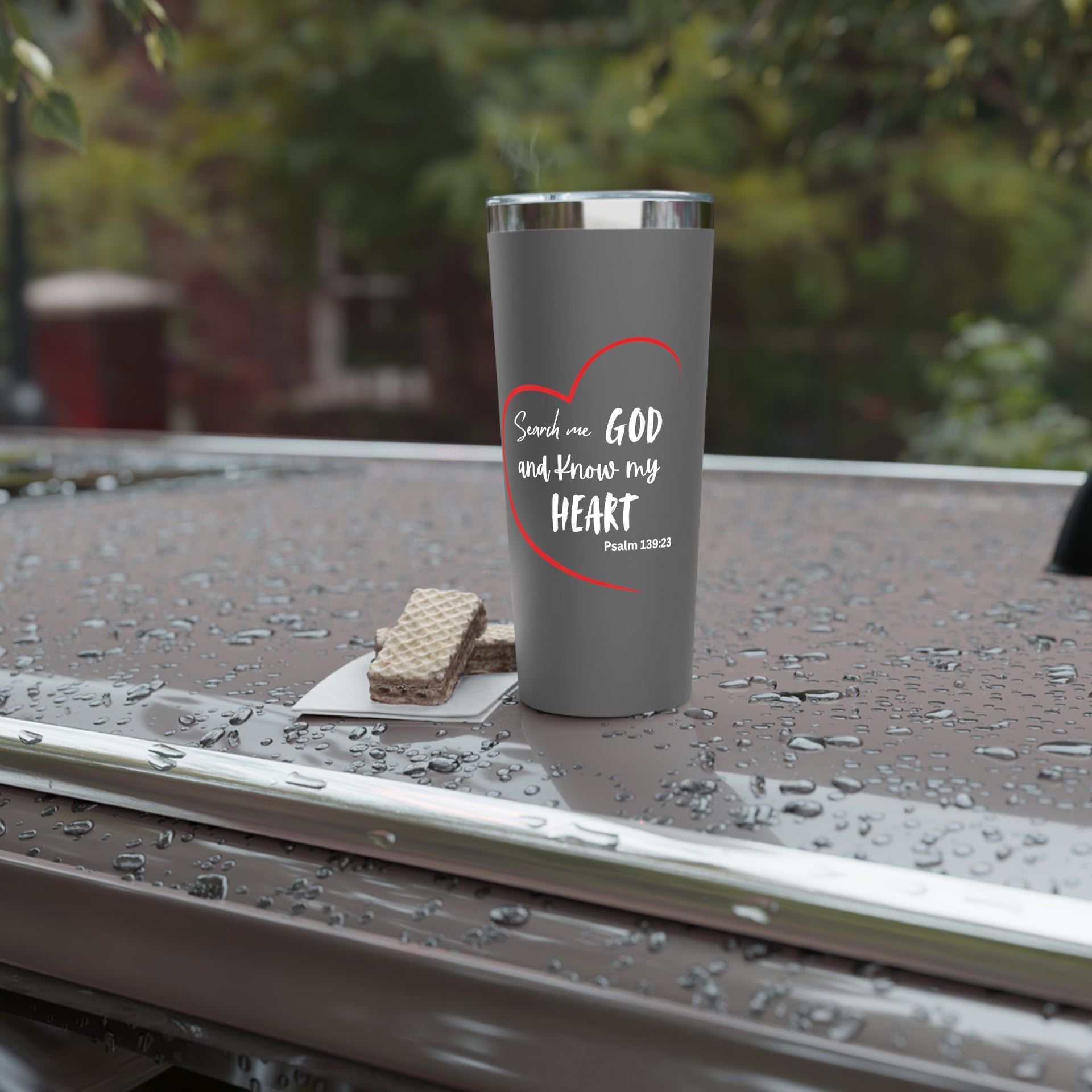 Search Me God 22oz Copper Vacuum Insulated Tumbler - My Faith My Father