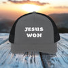 Jesus Won – Richardson 112 Snapback Trucker Hat | Christian Headwear - My Faith My Father