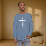 Cross With Faith Unisex Relaxed Fit Long Sleeve T-Shirt - My Faith My Father