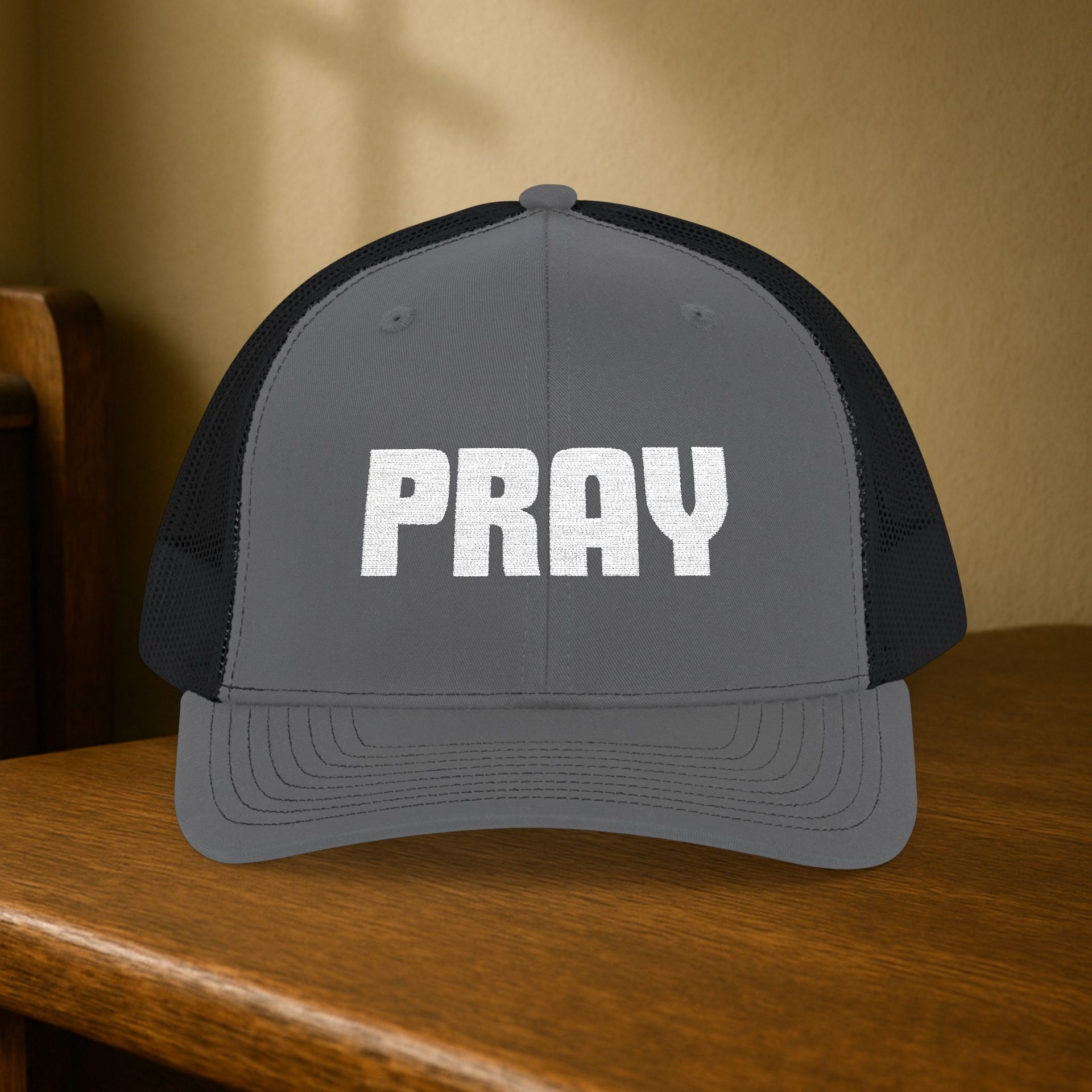 Pray Snapback Trucker Hat - My Faith My Father
