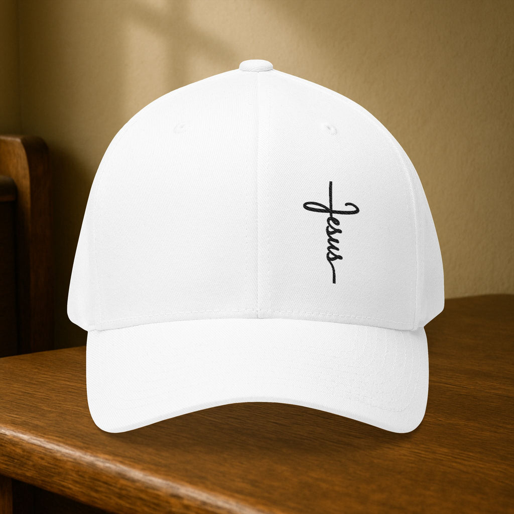 Jesus Cross FlexFit Hat - My Faith My Father