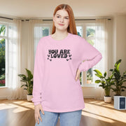 You Are Loved Unisex Relaxed Fit Long Sleeve T-Shirt - My Faith My Father