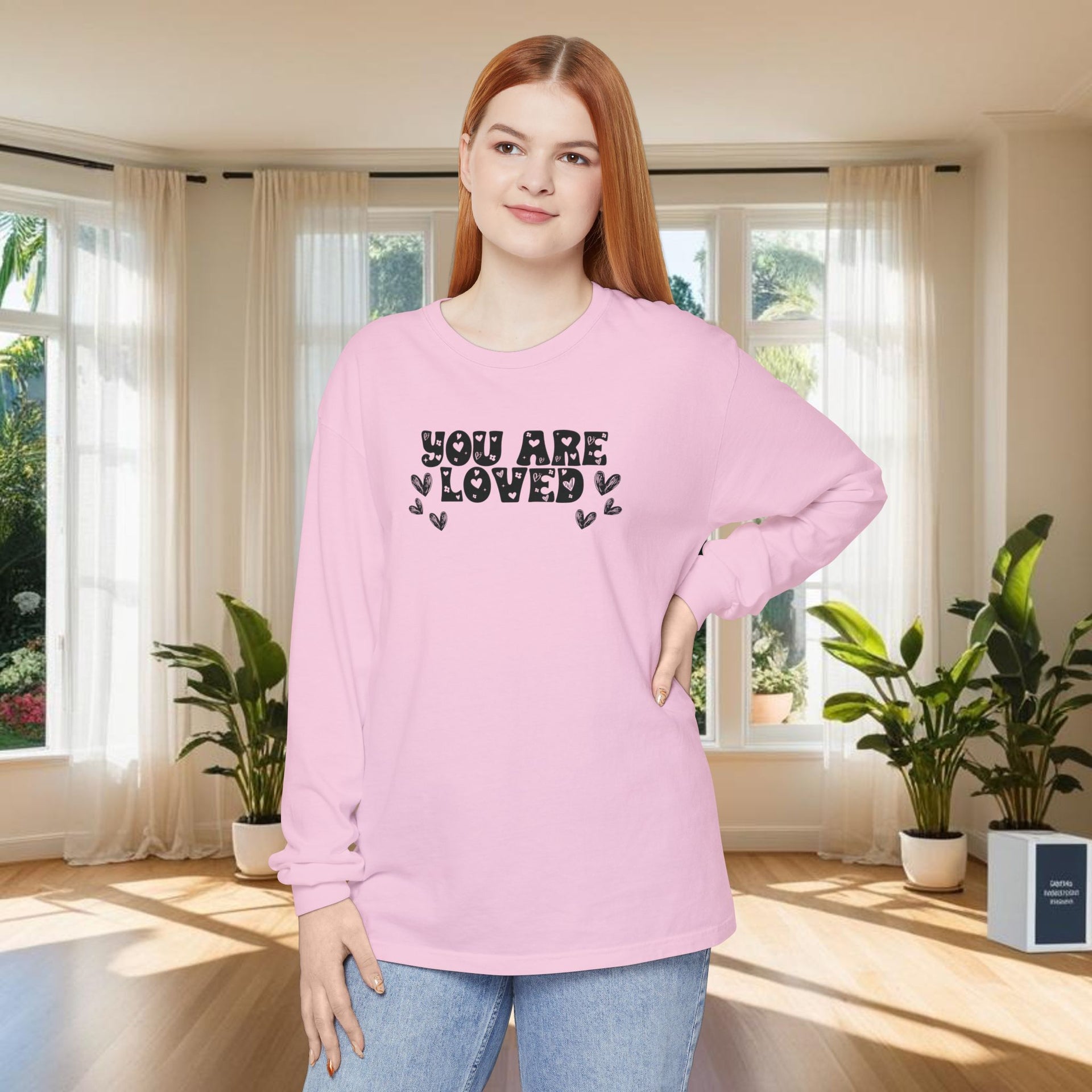 You Are Loved Unisex Relaxed Fit Long Sleeve T-Shirt - My Faith My Father
