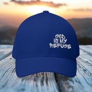 God Is My Refuge Flexfit Hat - My Faith My Father