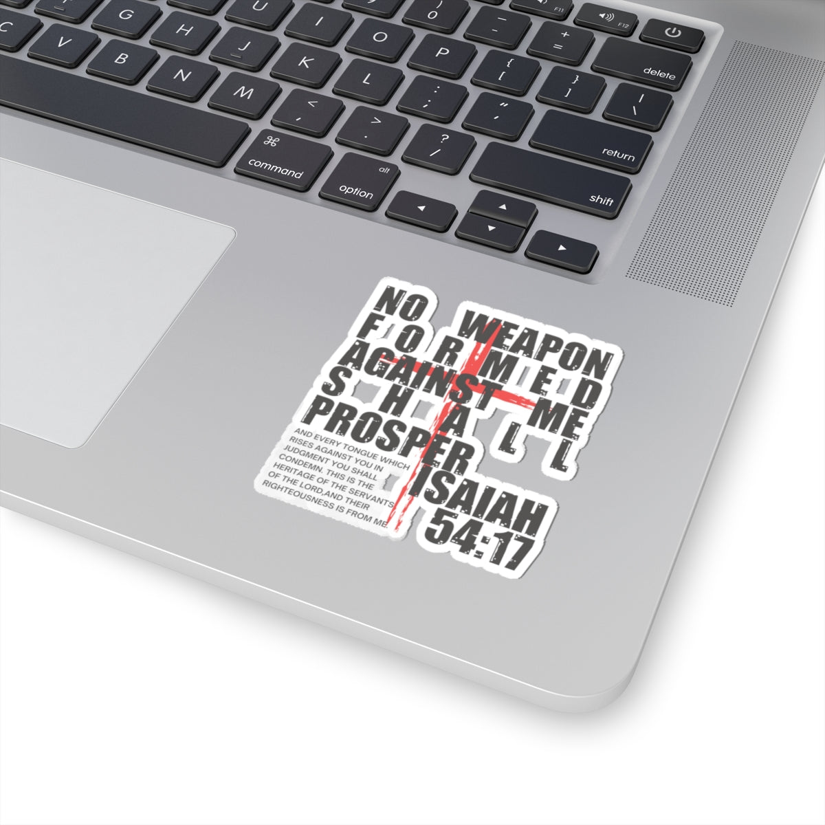 Isaiah 54:17 Kiss-Cut Sticker - My Faith My Father