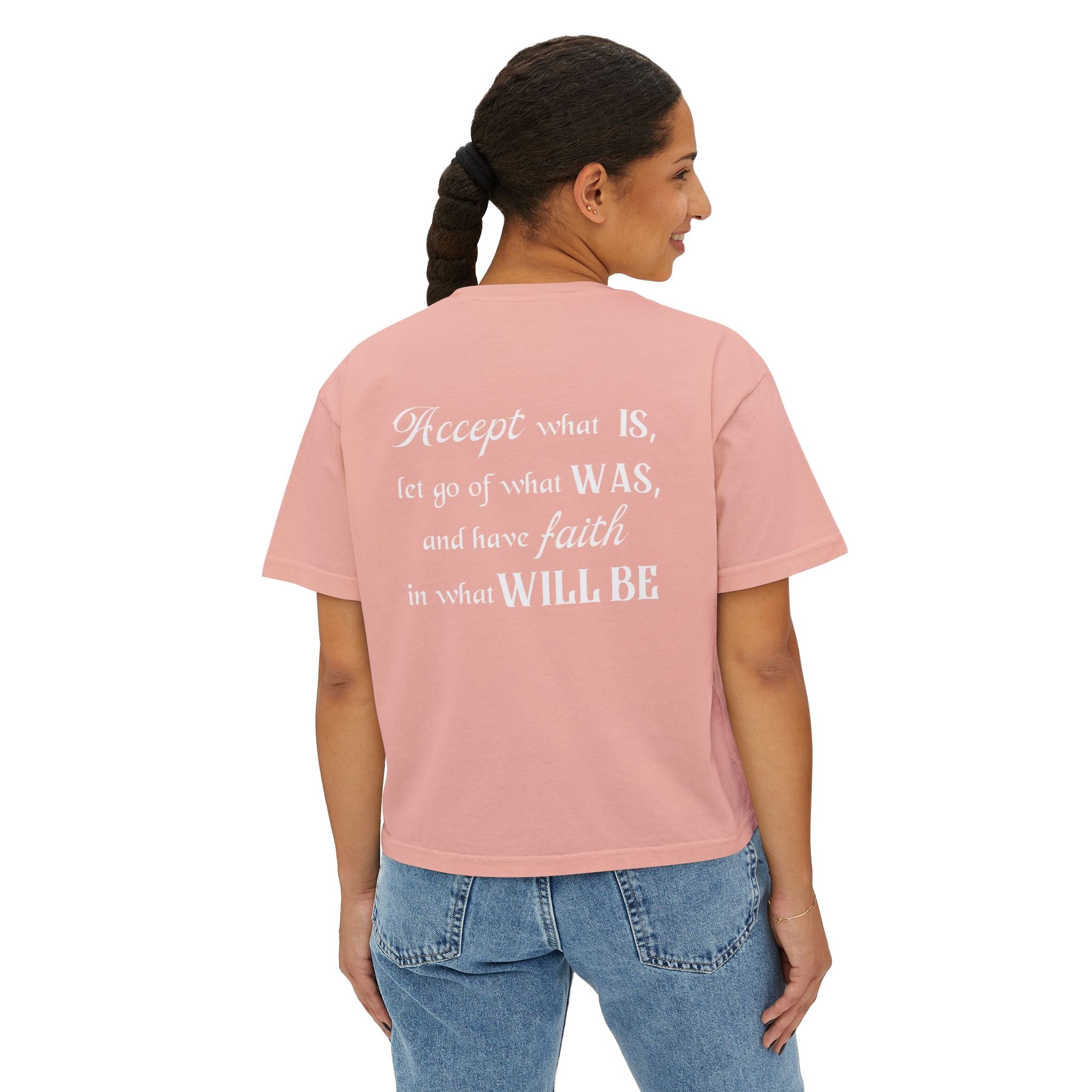 Accept What Is Women's Boxy T-Shirt