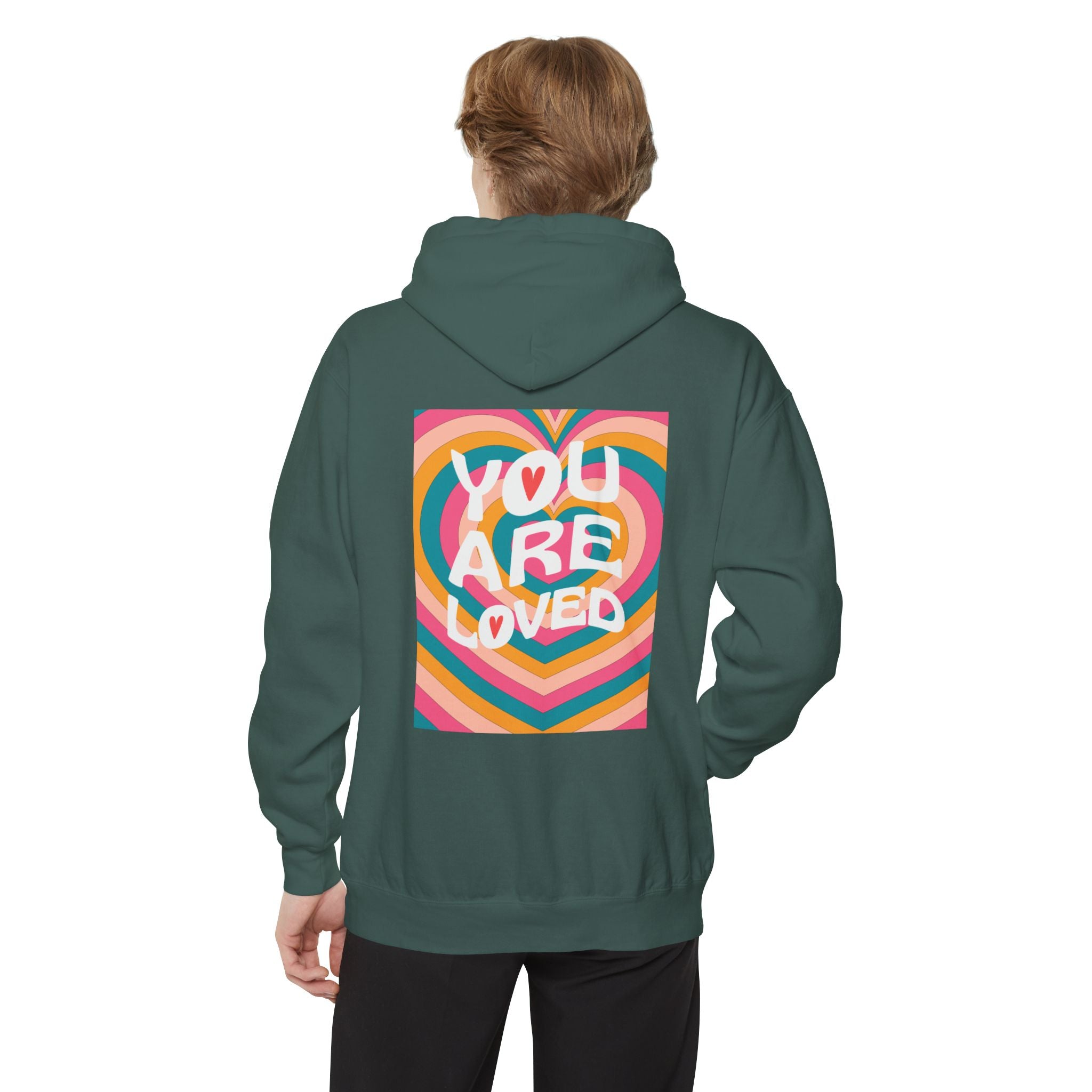 You Are Loved Retro, Unisex, Relaxed Fit Hoodie