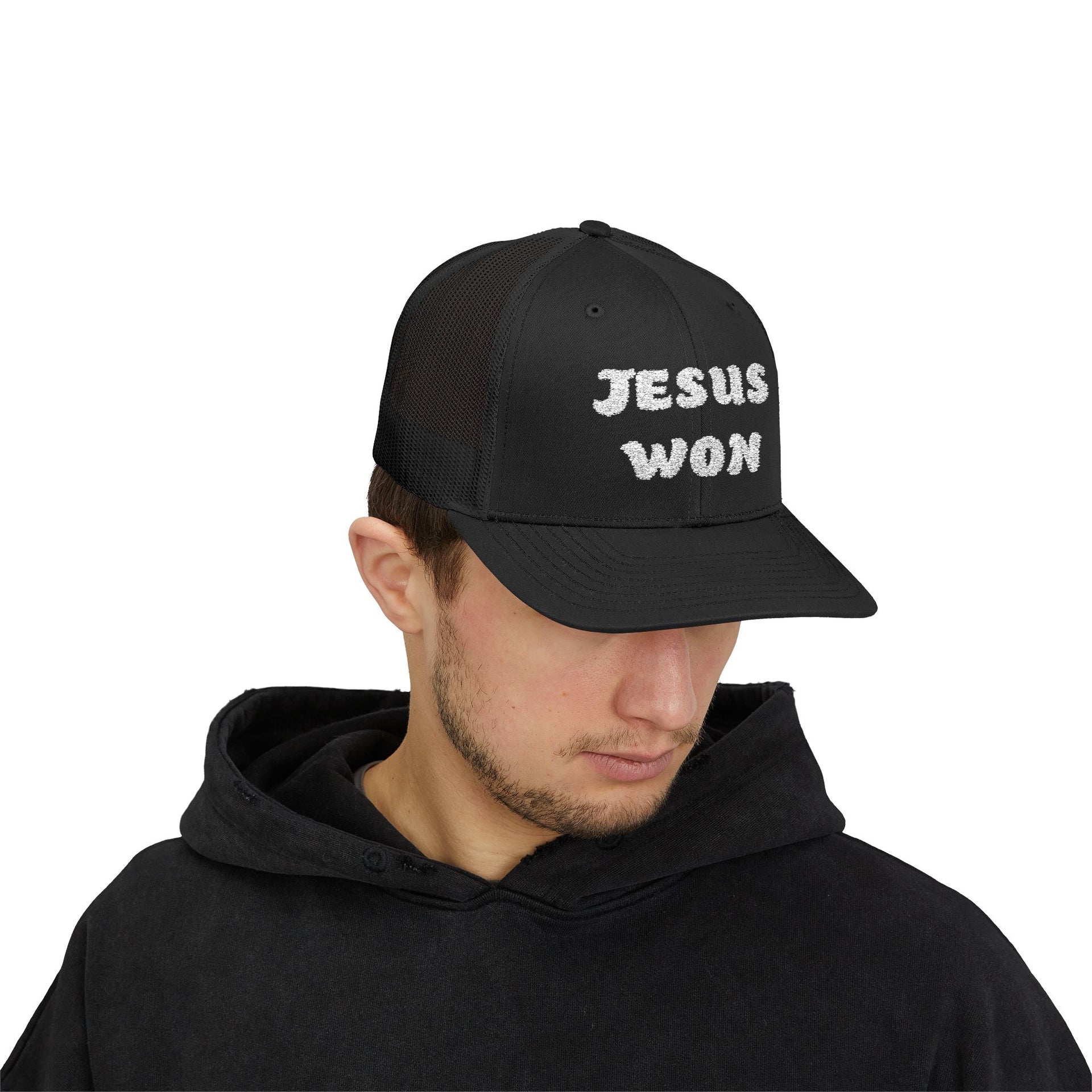 Jesus Won Snapback Trucker Hat - My Faith My Father