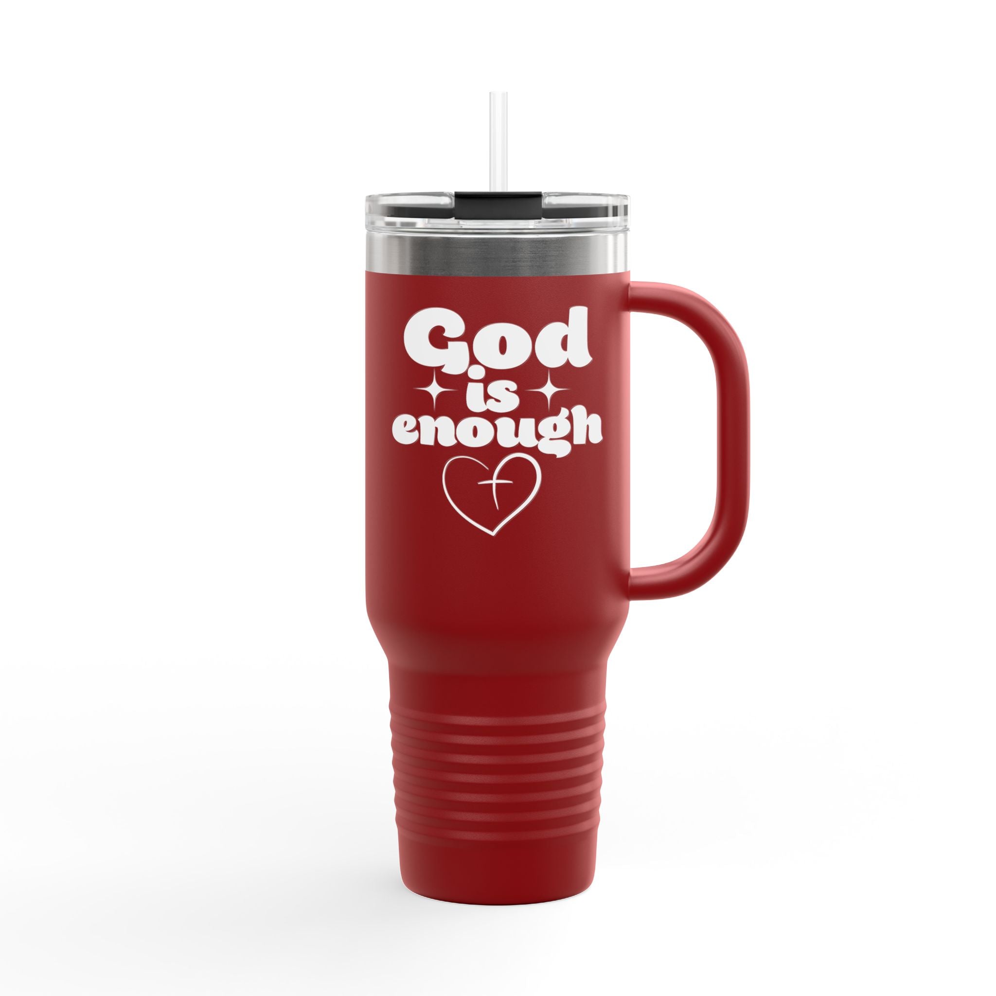 God Is Enough 40oz Insulated Travel Mug