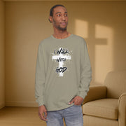 I Walk with God Unisex Relaxed Fit Long Sleeve T-Shirt - My Faith My Father
