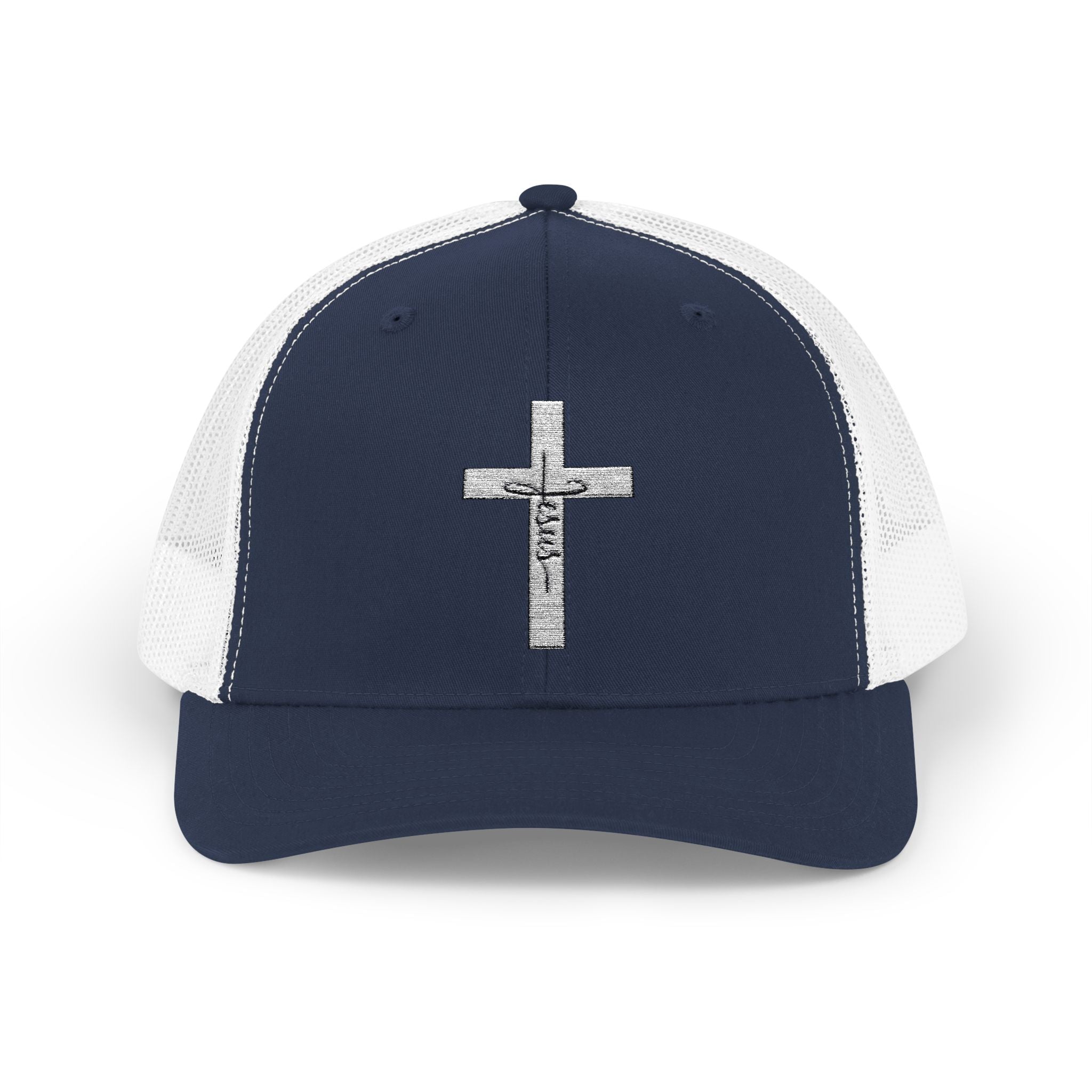 Cross With Jesus Snapback Trucker Hat