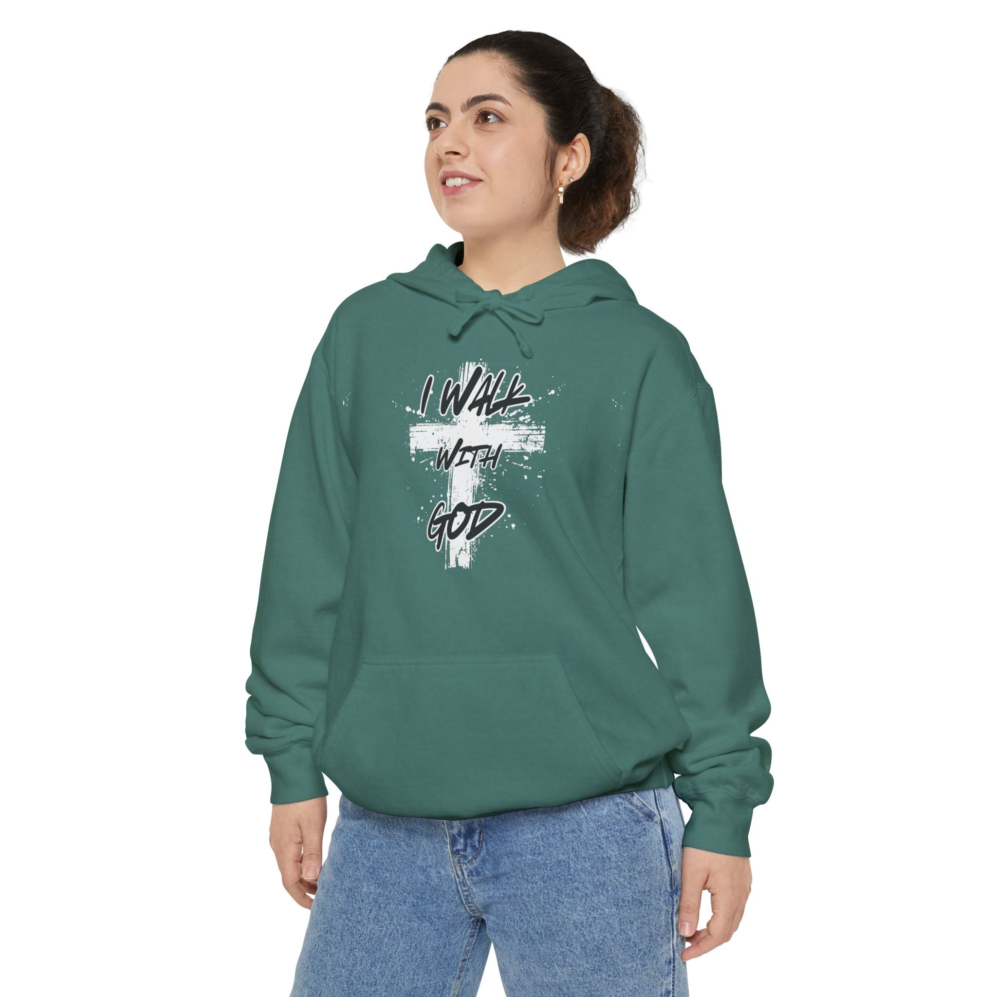 I Walk With God Unisex Relaxed Fit Hoodie