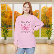 Living Proof Of A Loving God Butterfly Unisex Relaxed Fit Long Sleeve T-Shirt - My Faith My Father