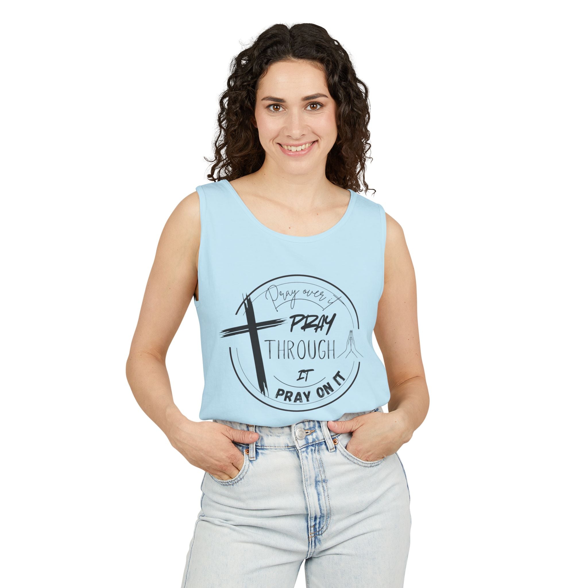 Pray Over It Unisex Relaxed Fit Tank Top
