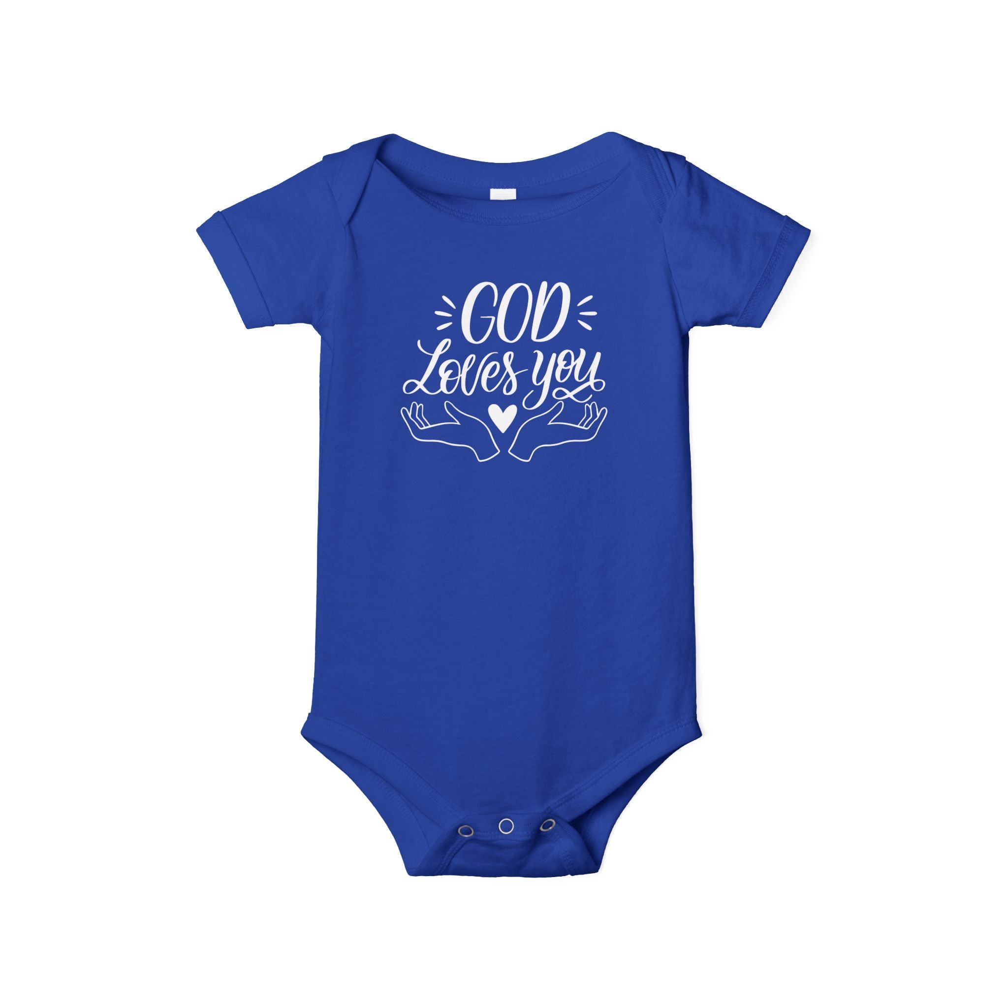God Loves You Infant One Piece