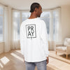 PRAY + Cross Unisex Relaxed Fit Long Sleeve T-Shirt - My Faith My Father