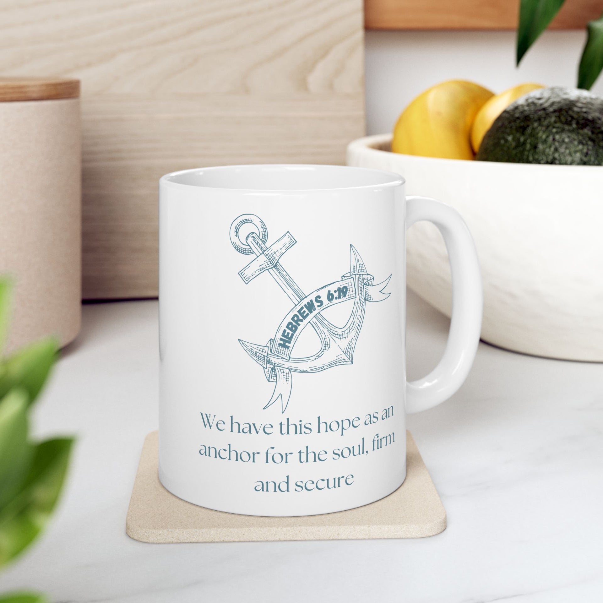 Hebrews 6:19 Ceramic Mug - My Faith My Father