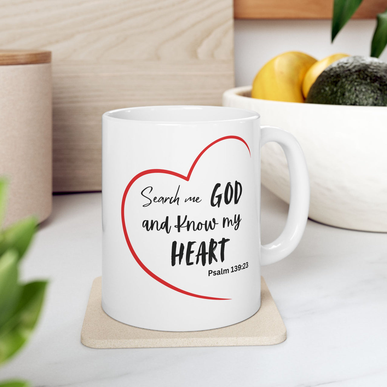 Search Me God Ceramic Mug - My Faith My Father