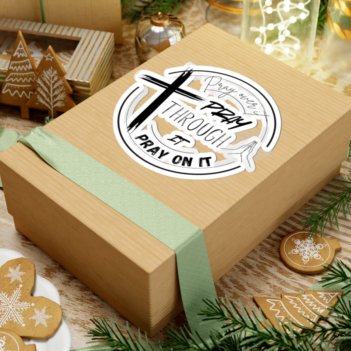 Pray Over It Kiss-Cut Stickers - My Faith My Father