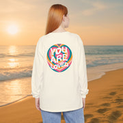 You Are Loved Retro Unisex Relaxed Fit Long Sleeve T-Shirt - My Faith My Father