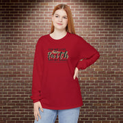 For We Live By Faith Not By Sight Unisex Relaxed Fit Long Sleeve T-Shirt - My Faith My Father