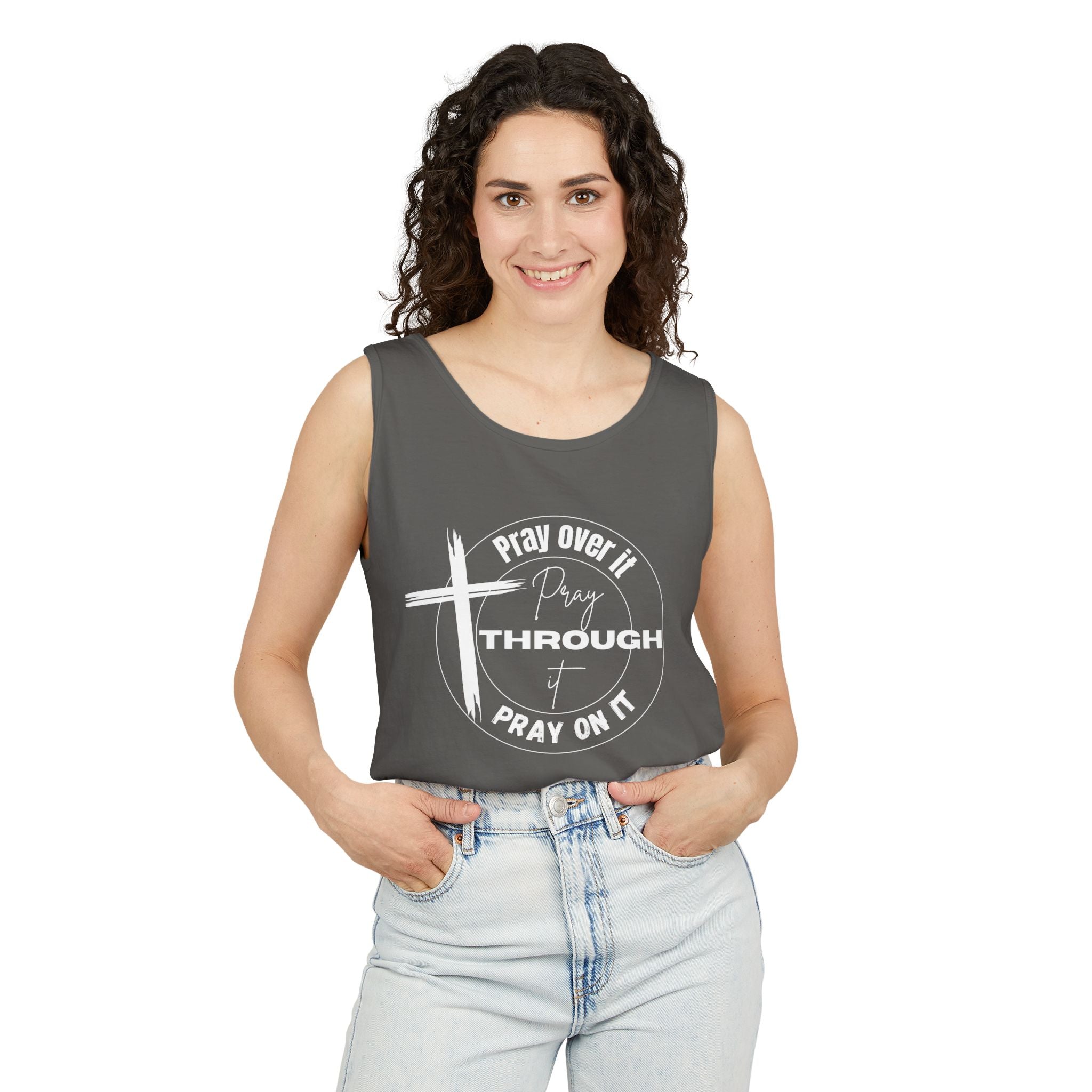 Pray Over It Unisex Relaxed Fit Tank Top