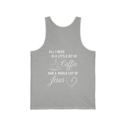 All I Need Unisex Jersey Tank Top - My Faith My Father