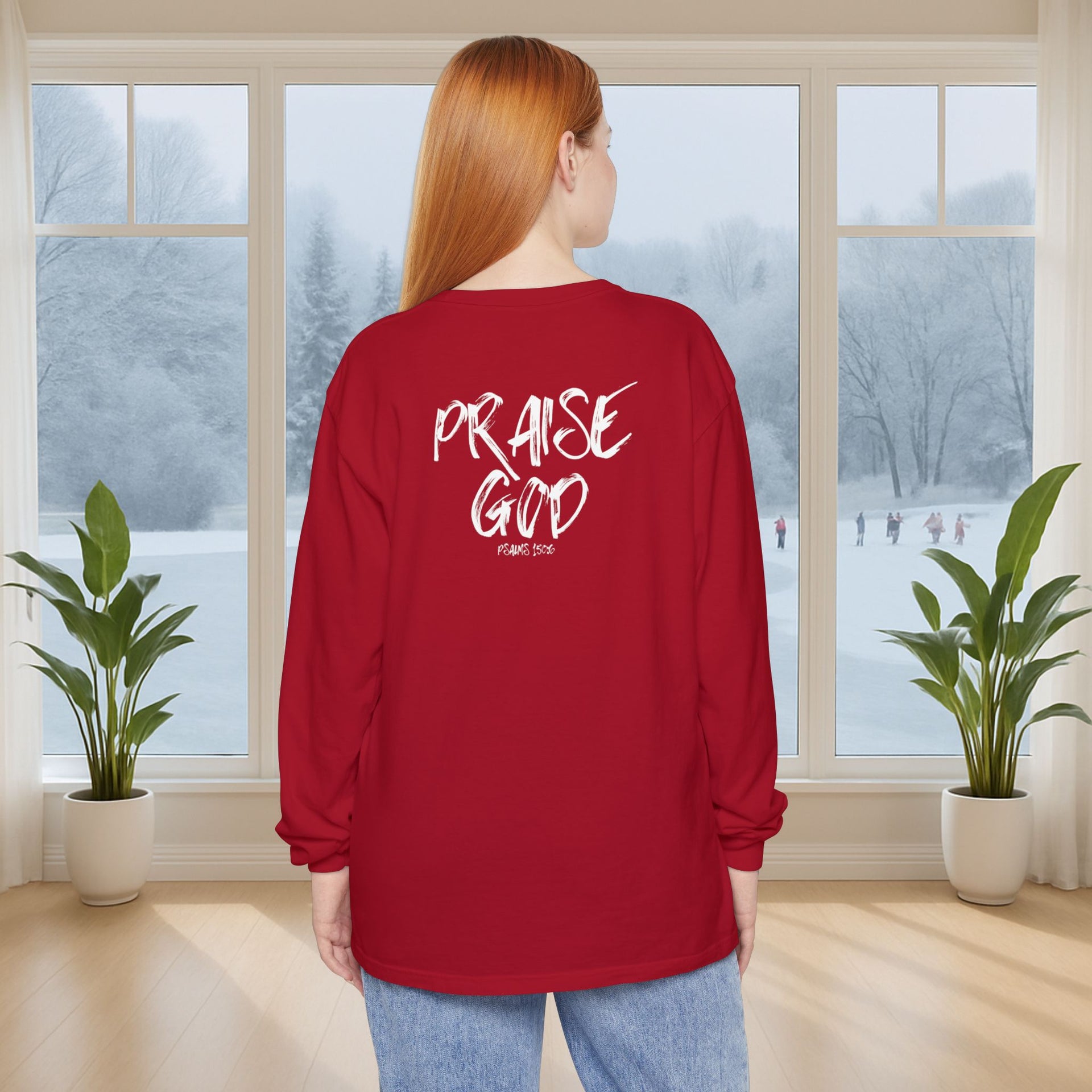 Praise God Long Sleeve T-Shirt - My Faith My Father