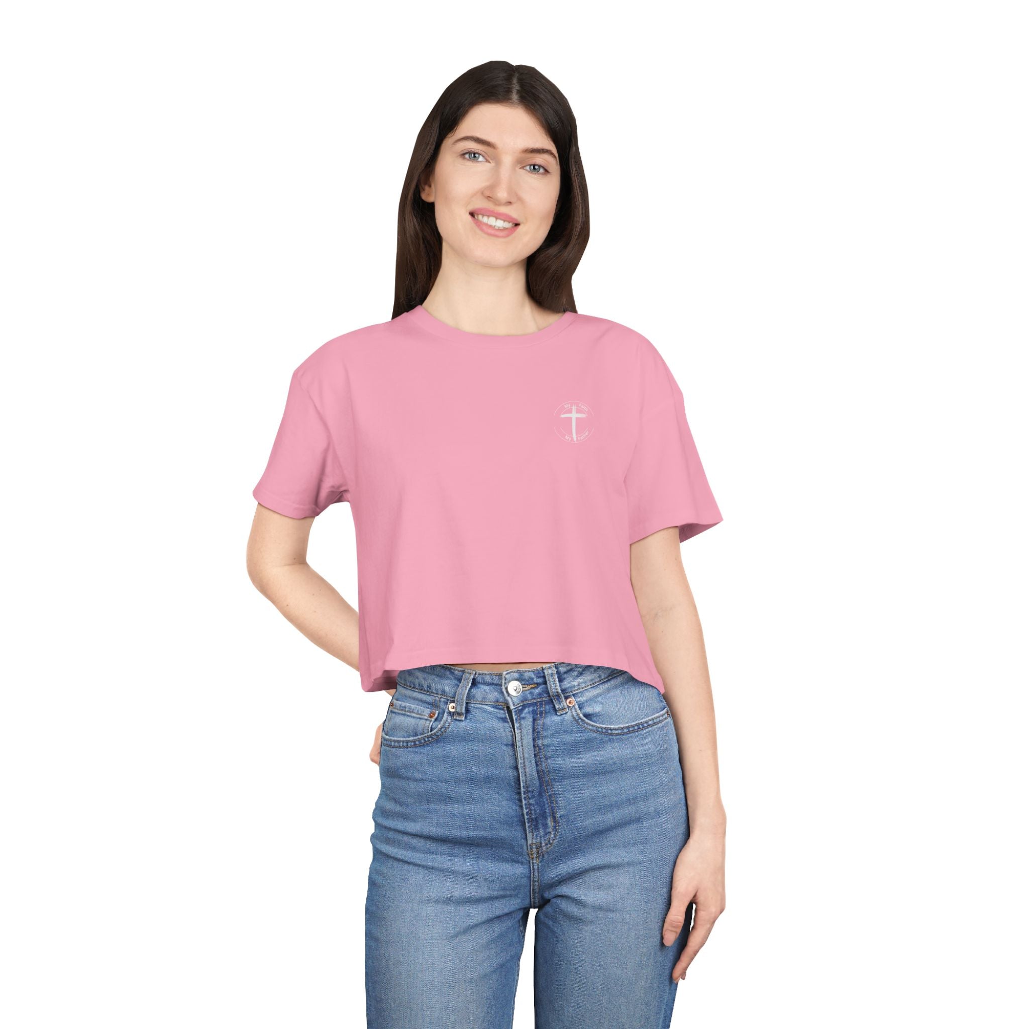 Accept What Is Crop Tee