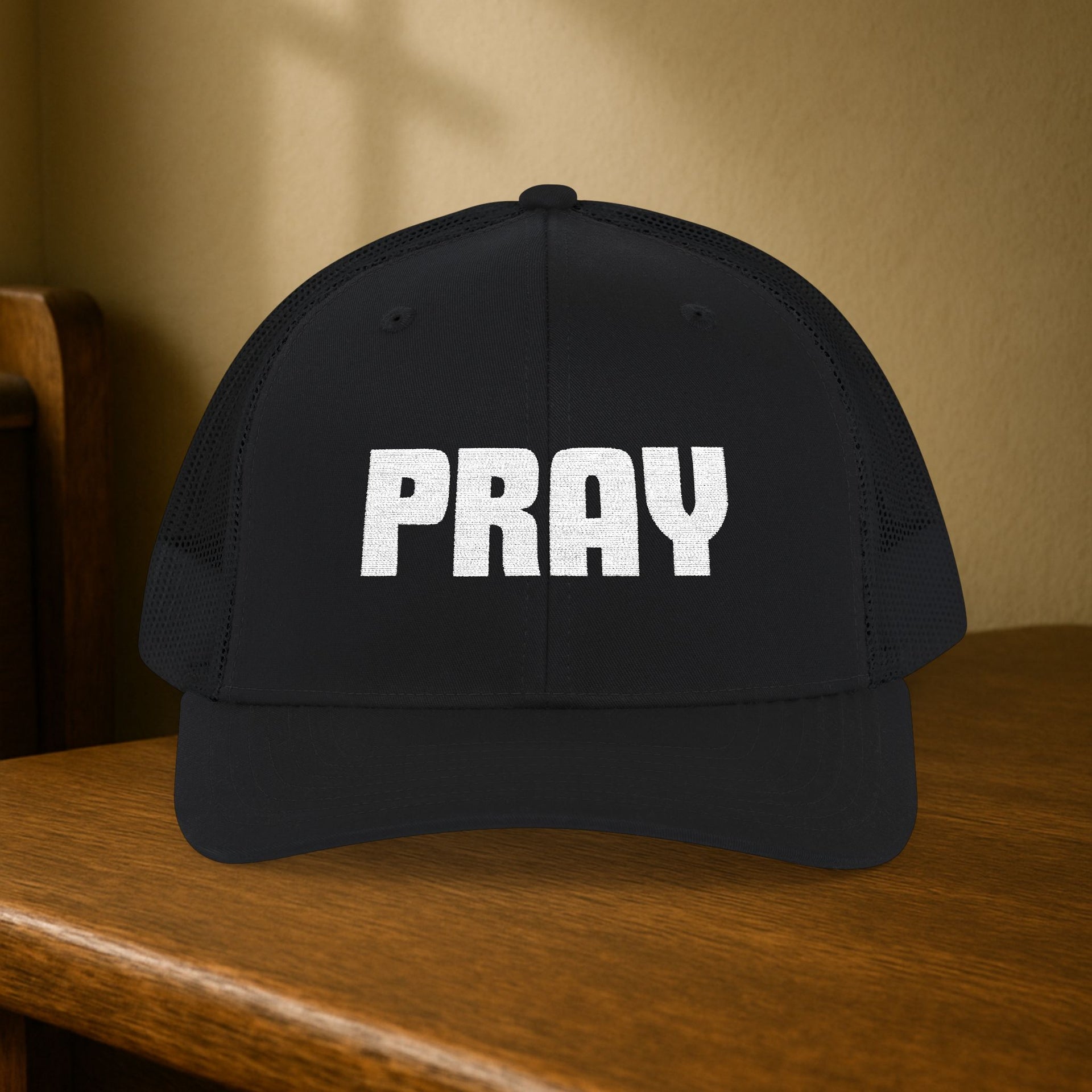 Pray Snapback Trucker Hat - My Faith My Father