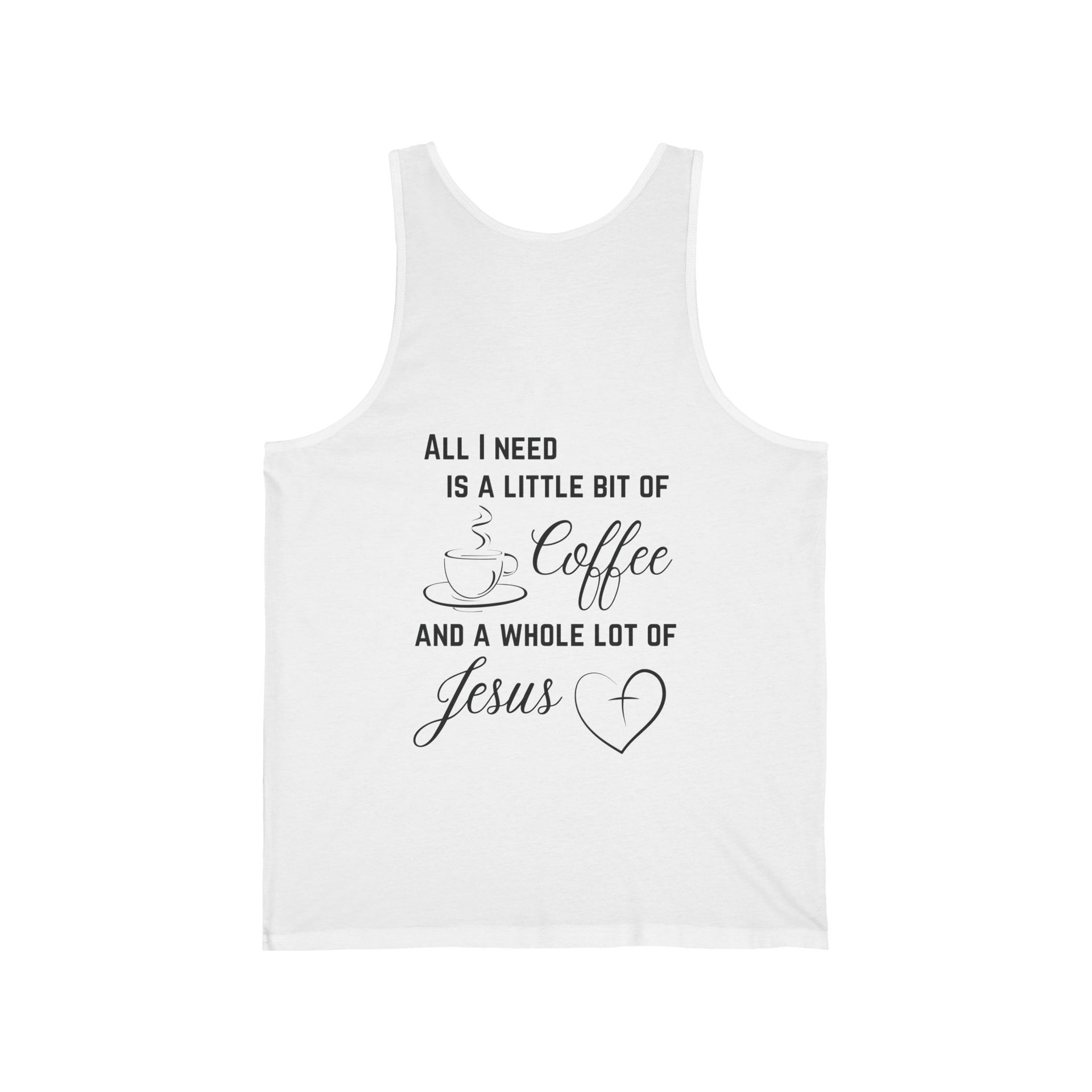 All I Need Unisex Jersey Tank Top - My Faith My Father